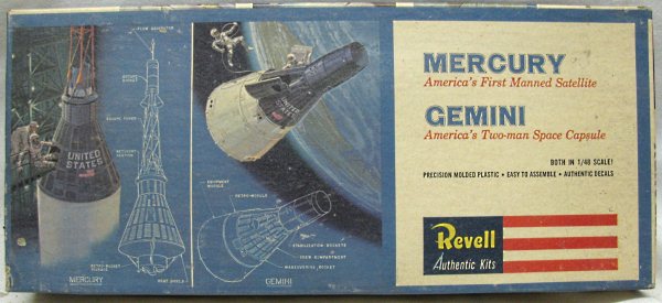 Revell 1/48 H1834-130 Mercury and Gemini Capsules